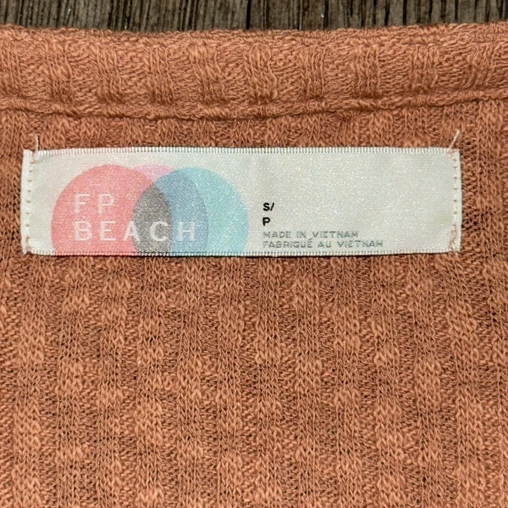 FP Beach Free People Blossom Button-Up T-Shirt Dress